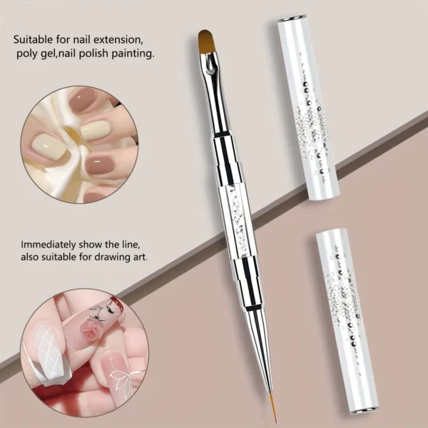 Pinceaux double gel strass – Image 2