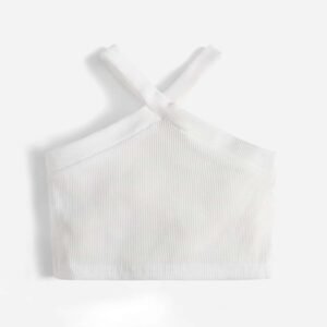 Top halter tricot bébé