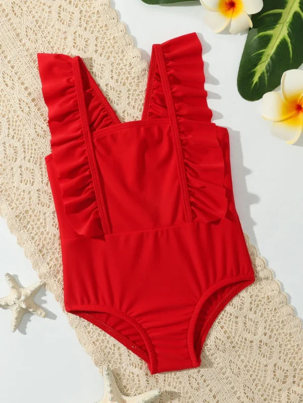 Maillot bain volants 1 pc