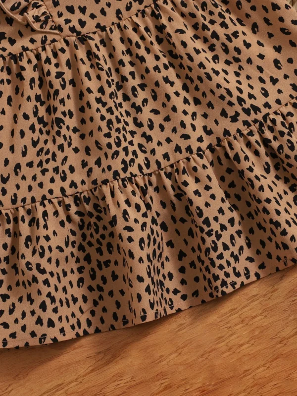 Robe manches volants imprimé – Image 4