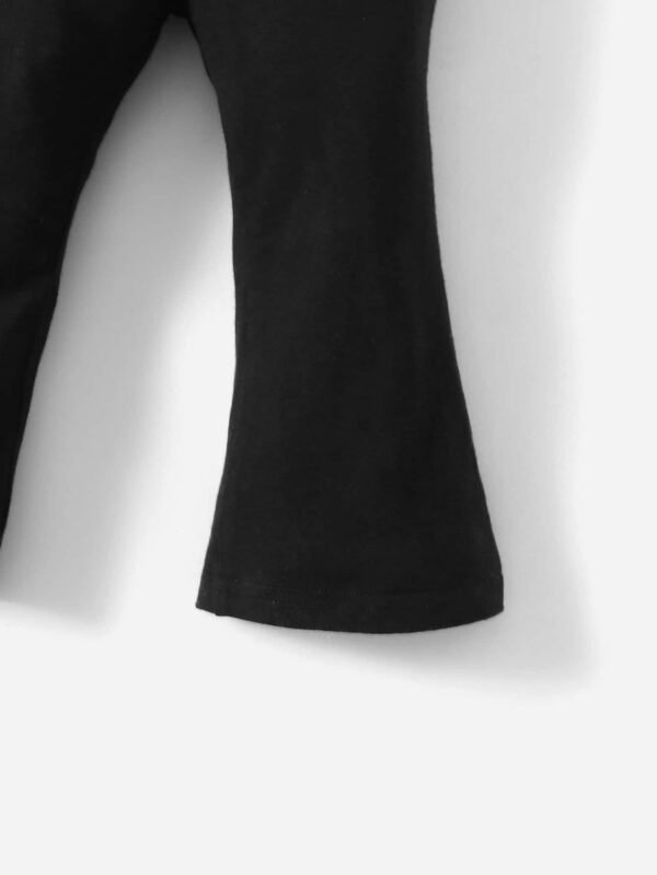 Pantalon évasé taille élastique – Image 4
