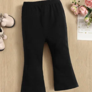 Pantalon évasé taille élastique