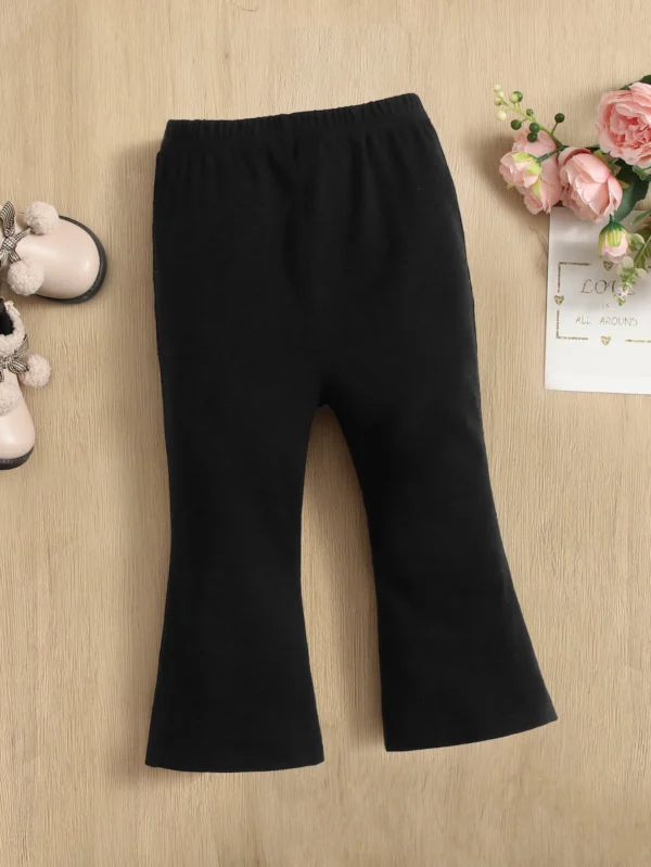 Pantalon évasé taille élastique
