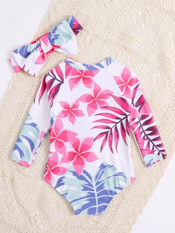 Maillot bain manches longues zip – Image 2
