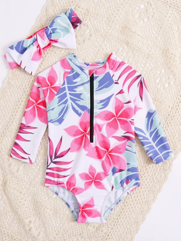 Maillot bain manches longues zip – Image 6