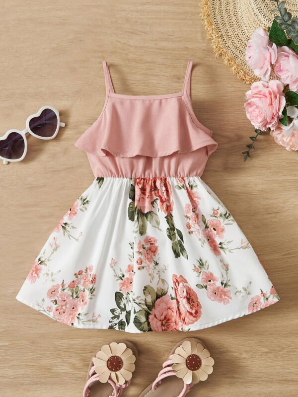 Robe fines brides volants bébé