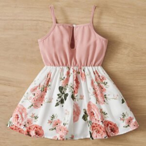 Robe fines brides volants bébé