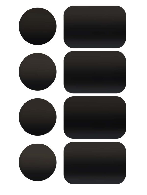 8 pcs supports magnétiques adhésifs