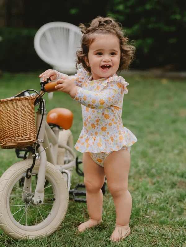 Maillot bain fleuri volants – Image 8