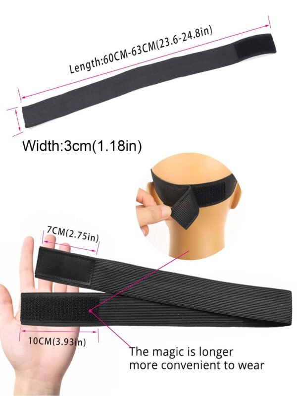 4 pcs bandes élastiques perruque – Image 4