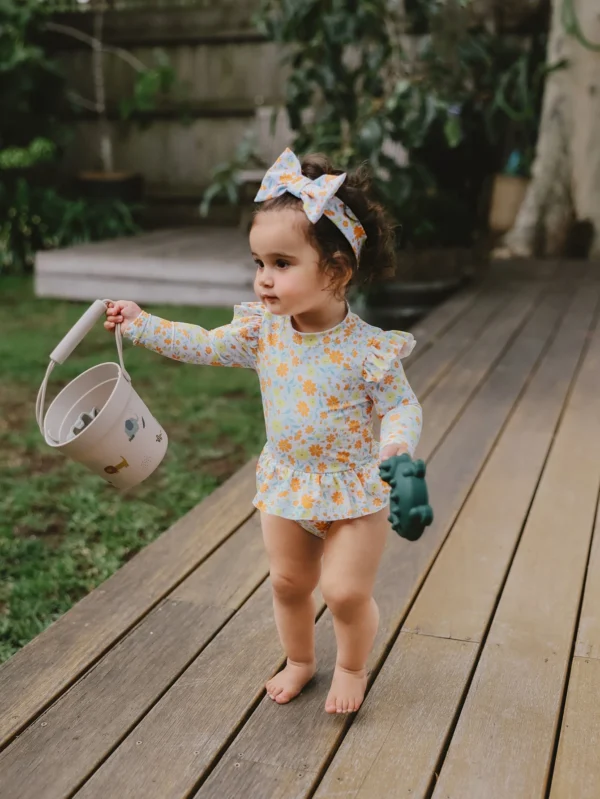 Maillot bain fleuri volants – Image 9
