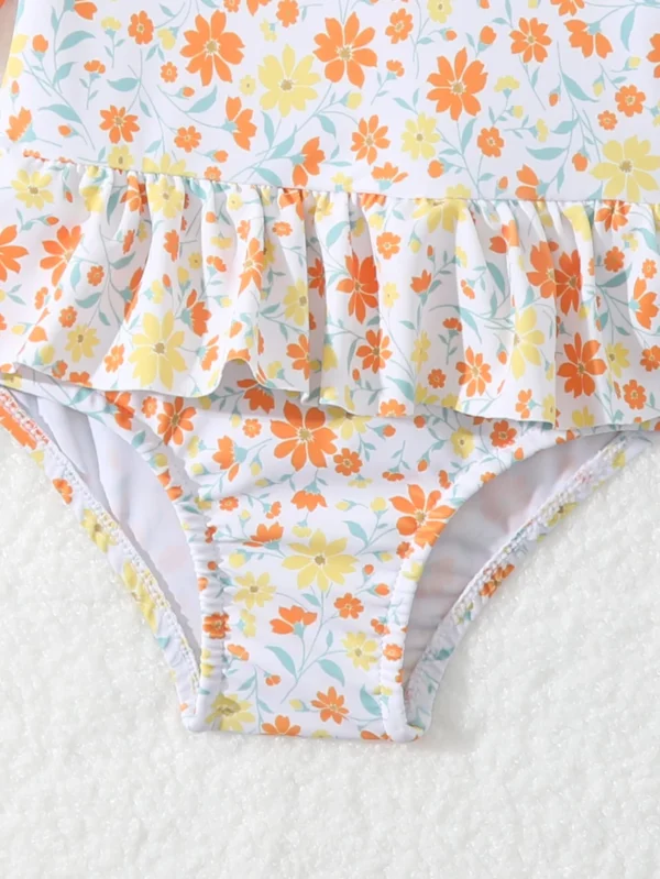 Maillot bain fleuri volants – Image 14