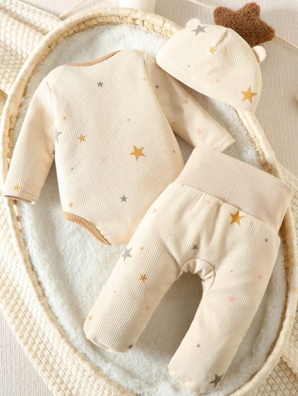 Body étoiles + pantalon pieds – Image 2