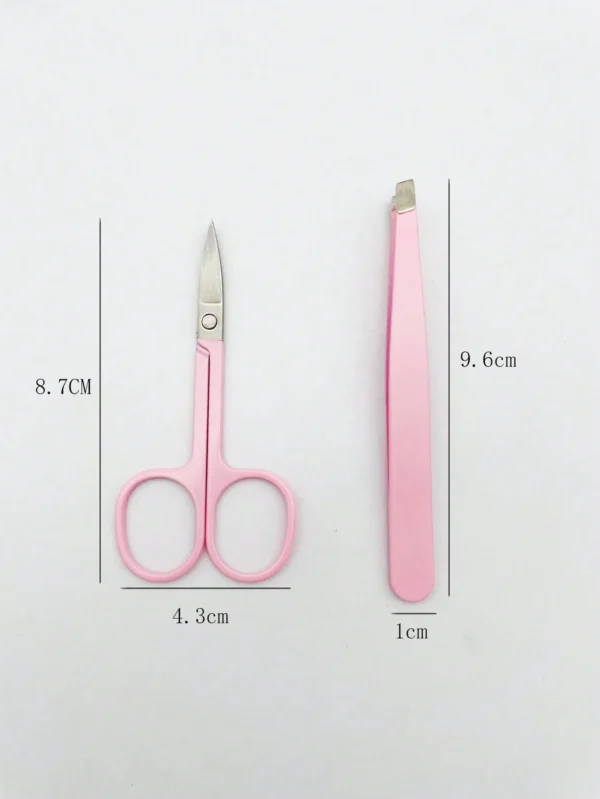 2 pcs ciseaux + pince rose – Image 4