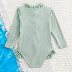 Maillot bain plis zippé