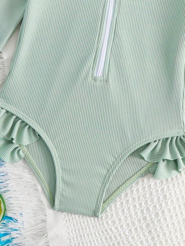 Maillot bain plis zippé – Image 3
