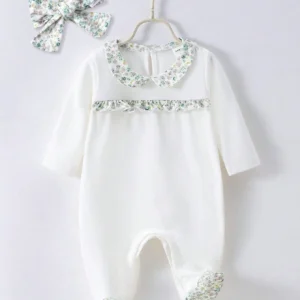 3 pcs combinaison fleur bandeau