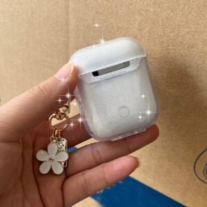 Coque floral blanc AirPods