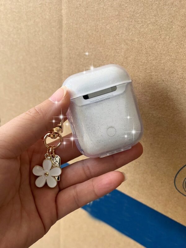 Coque floral blanc AirPods – Image 2