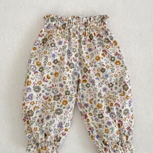 Pantalon fleuri respirant été