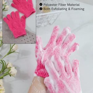 2 pcs Gant exfoliant bain