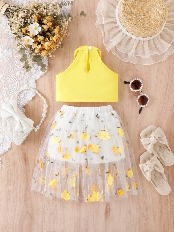 Top brodé jupe tulle – Image 2