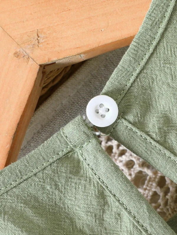 Robe brodée double poche – Image 5