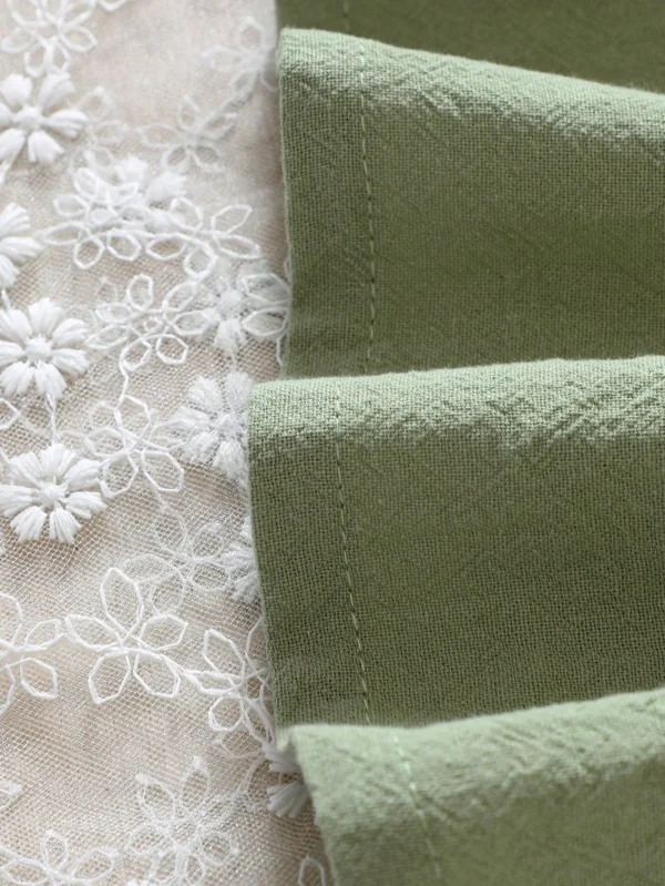 Robe brodée double poche – Image 6