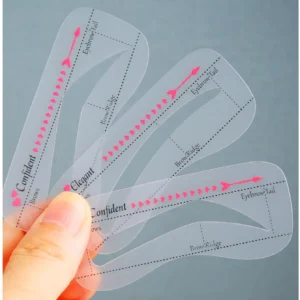 10 pcs pochoirs sourcils EVA