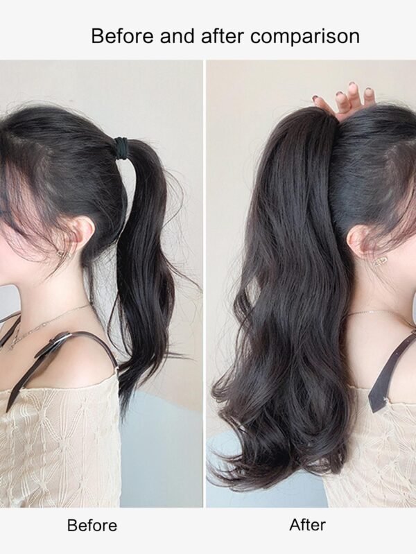 Extension cheveux queue bouclée – Image 5