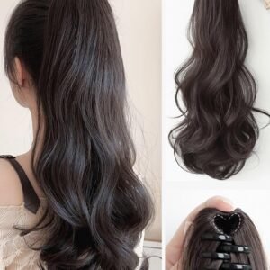 Extension cheveux queue bouclée