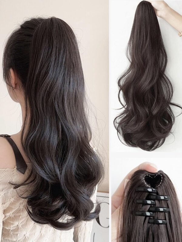 Extension cheveux queue bouclée