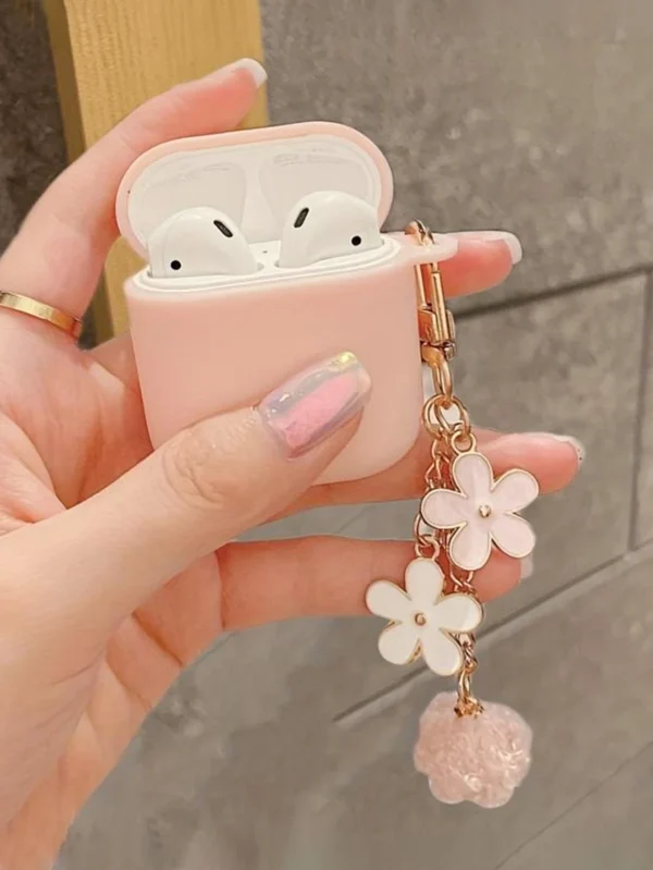 Coque floral silicone Apple