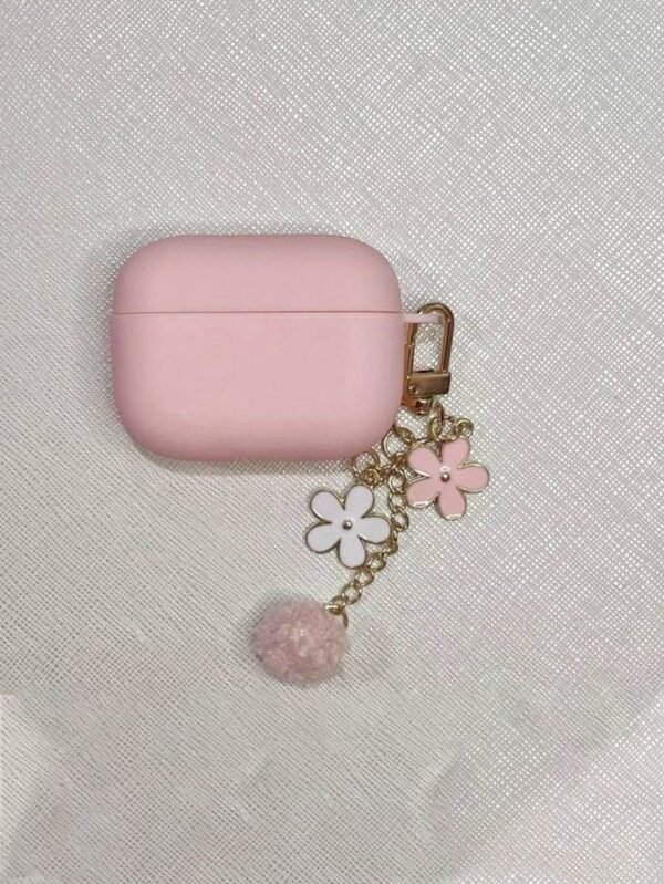 Coque floral silicone Apple – Image 6