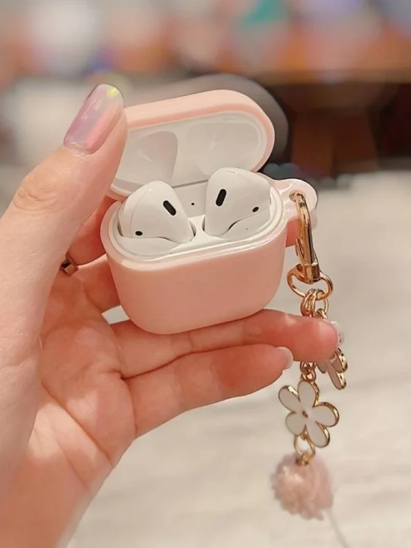 Coque floral silicone Apple – Image 4