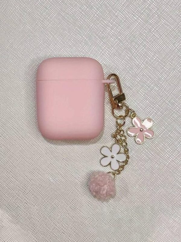 Coque floral silicone Apple – Image 5