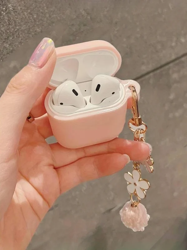 Coque floral silicone Apple – Image 2