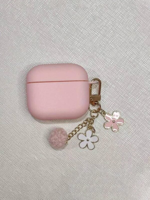 Coque floral silicone Apple – Image 7