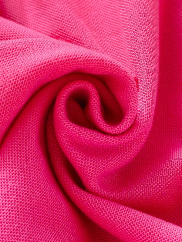 Robe rayée col polo bébé – Image 3
