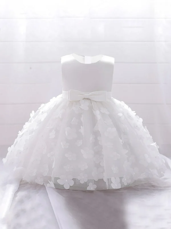 Robe demoiselle tulle fleurie