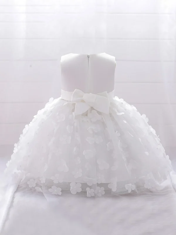 Robe demoiselle tulle fleurie – Image 2