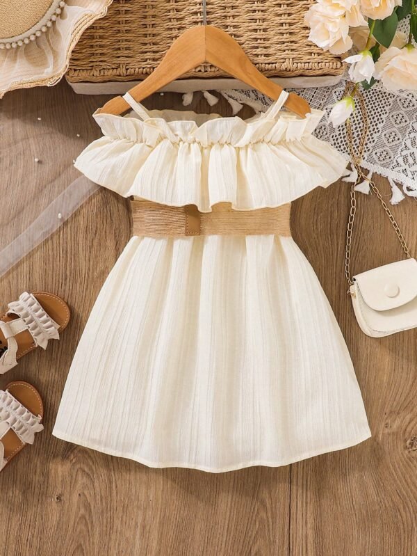 Ensemble 2 pcs robe volants – Image 2