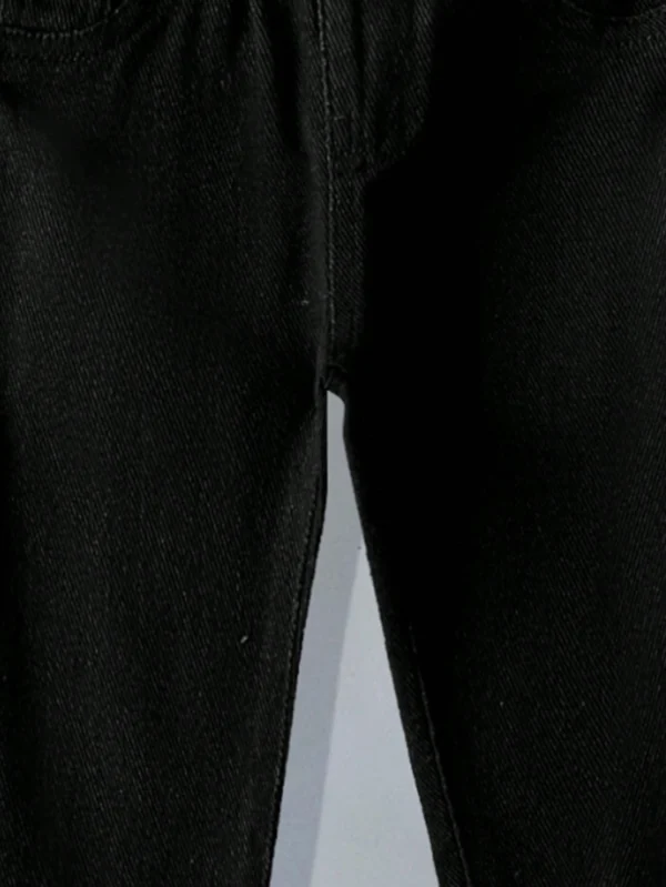 Pantalon jean noir ample – Image 4