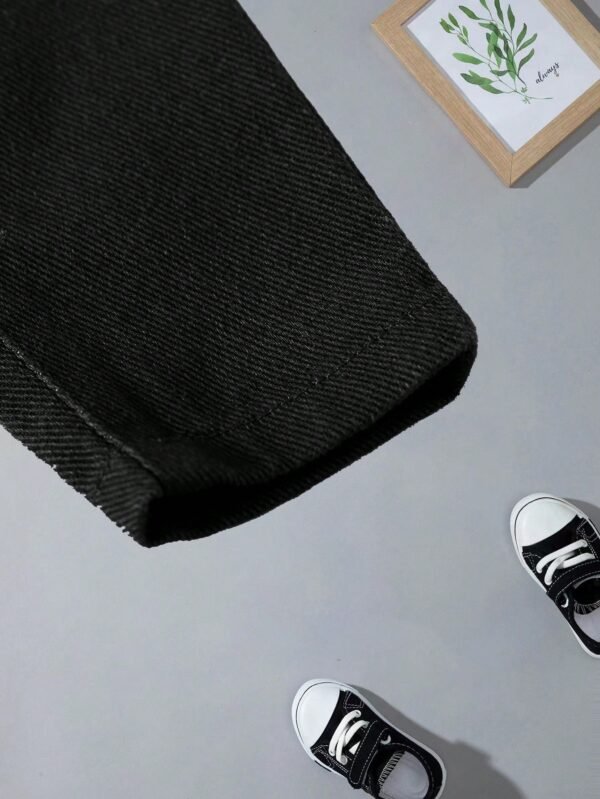 Pantalon jean noir ample – Image 5