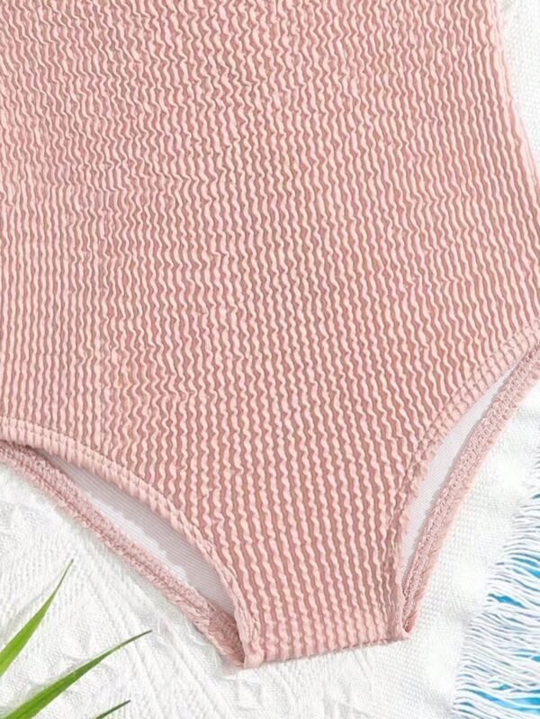 Maillot bain rayures nœud – Image 4