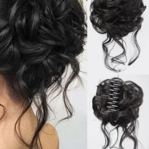 Queue cheval chignon désordonné