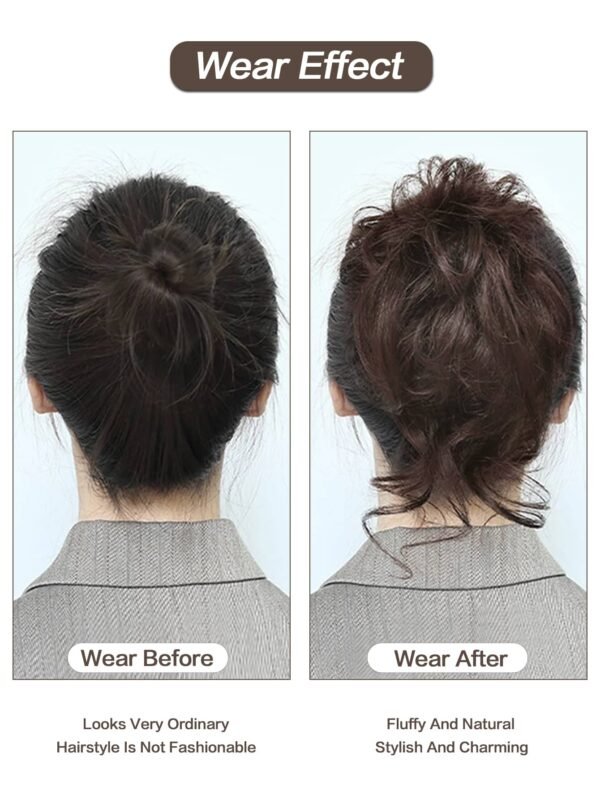Queue cheval chignon désordonné – Image 5