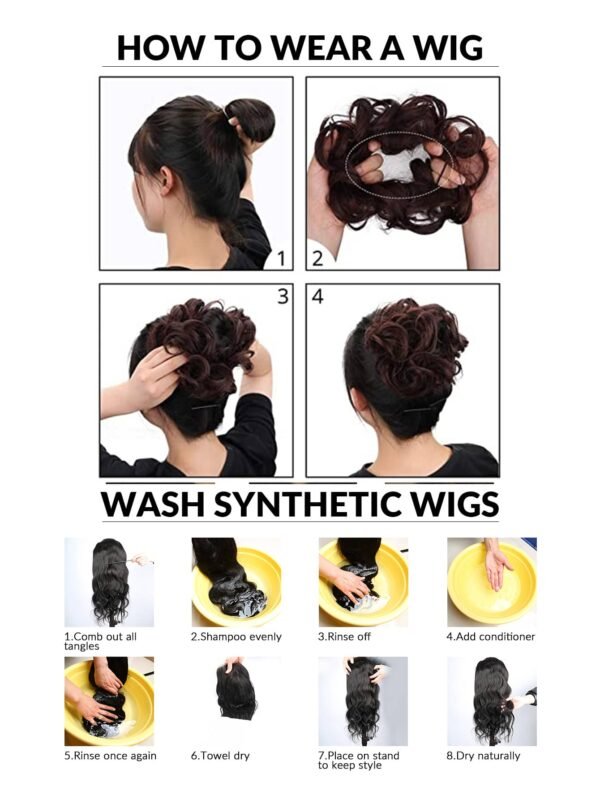 Queue cheval chignon désordonné – Image 10