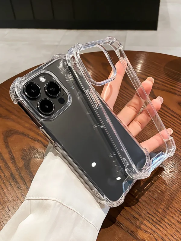 Coque transparente anti-chute luxe – Image 3