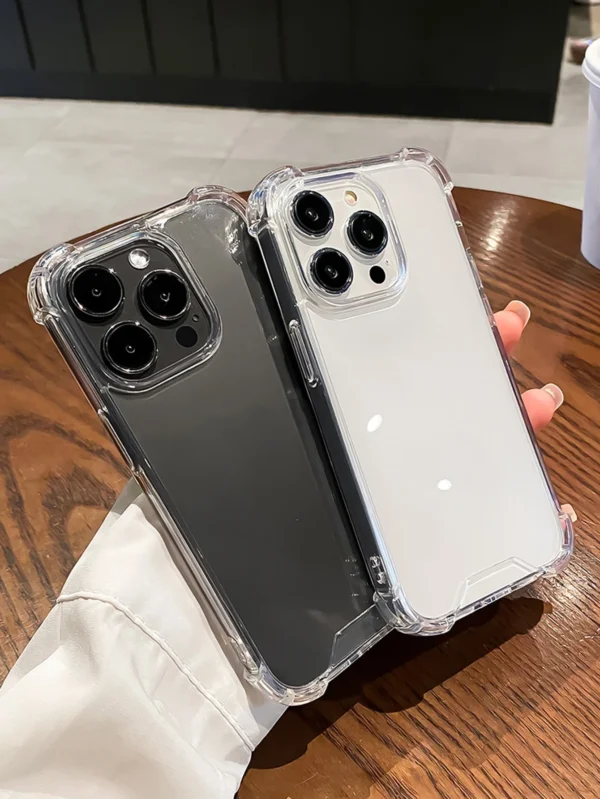 Coque transparente anti-chute luxe – Image 4
